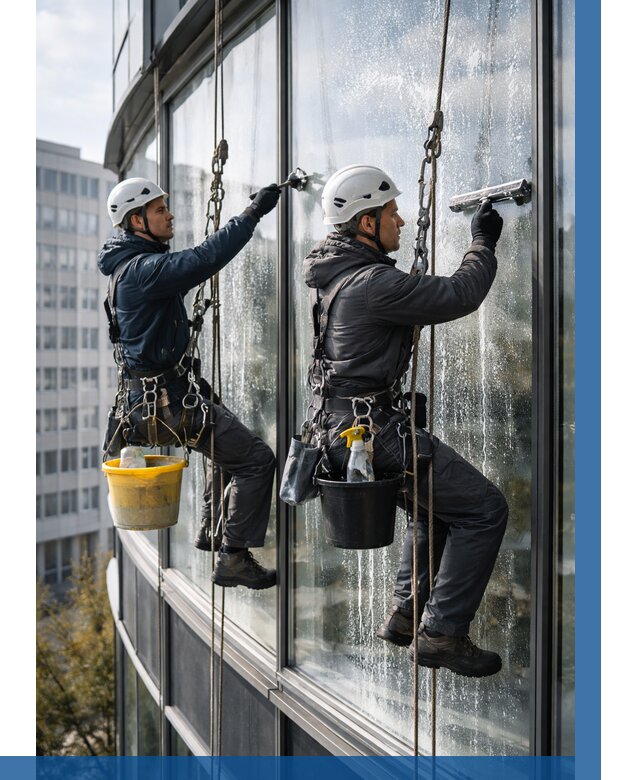 Мойка панорамных окон в Сестрорецке от 359 р. заказать у ВЫСОТНИК-Сст