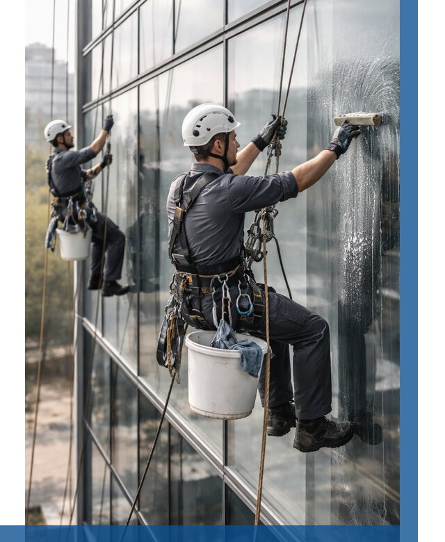 Мойка сплошного остекления в Сестрорецке, заказать от 307 р.| ВЫСОТНИК-Сст