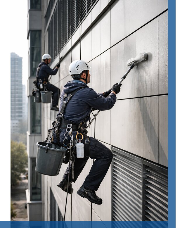 Мойка вентилируемого фасада в Сестрорецке от 256 р. | ВЫСОТНИК-Сст