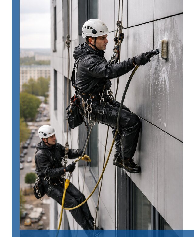 Профессиональная мойка фасада из композита в Сестрорецке