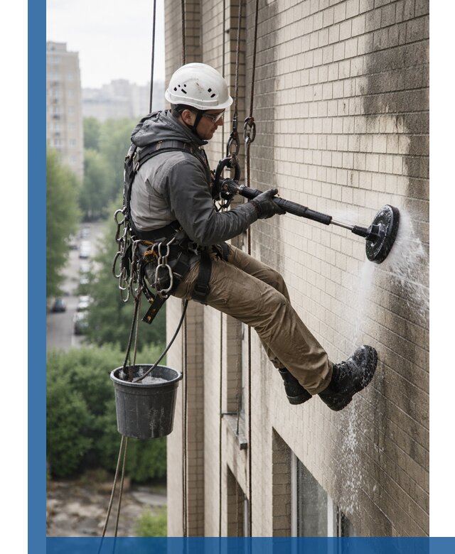 Очистка фасада от копоти в Сестрорецке профессионально и безопасно