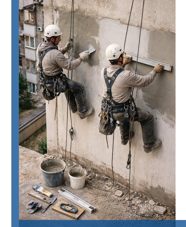 Комплексный ремонт штукатурного фасада с гарантией в Сестрорецке