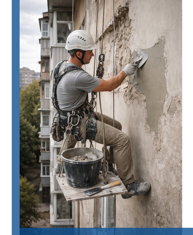 Восстановление фасадной штукатурки в Сестрорецке с гарантией качества