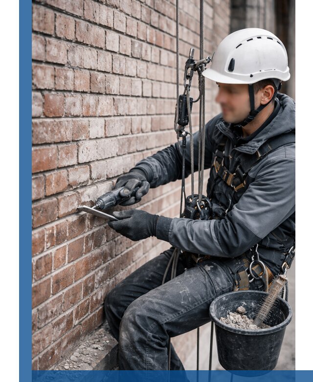 Расшивка кирпичных швов фасадов и стен, ремонт в Сестрорецке