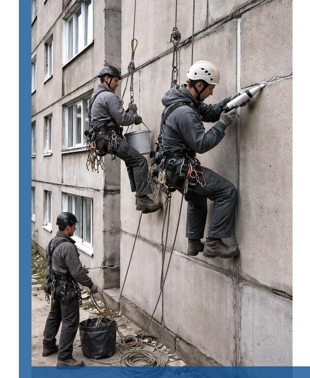 Герметизация межпанельных швов в Сестрорецке с гарантией герметичности