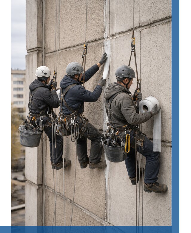 Ремонт межпанельных швов в Сестрорецке от 769 р. | ВЫСОТНИК-Сст