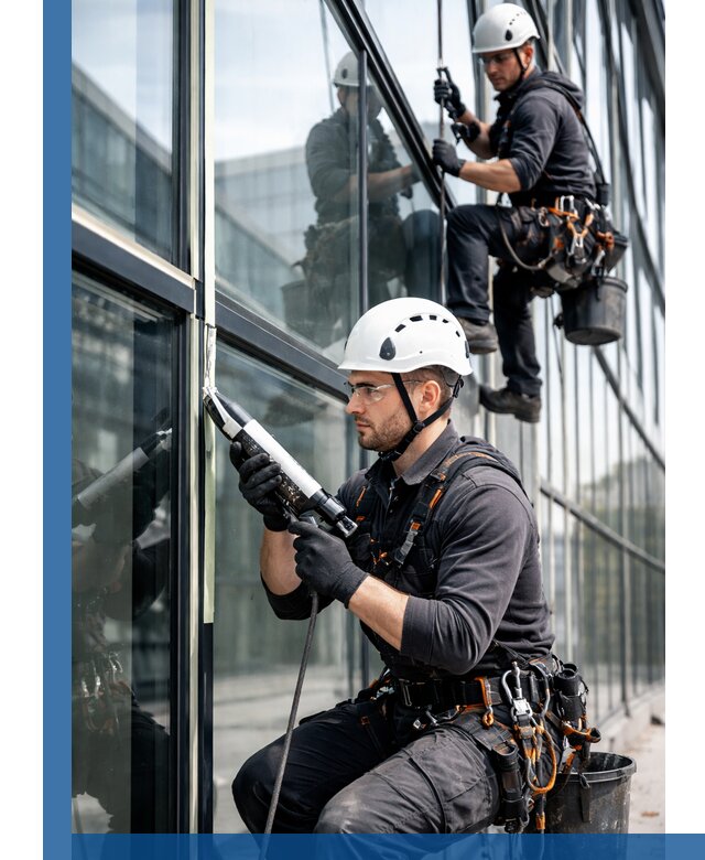 Герметизация витражных швов в Сестрорецке для зданий и фасадов