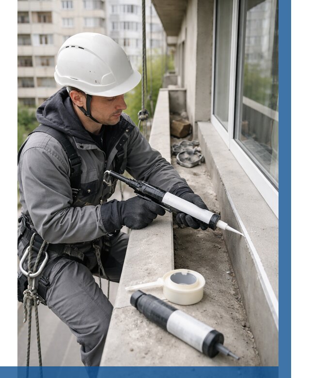 Герметизация швов лоджии в Сестрорецке от 4612 р. | ВЫСОТНИК-Сст