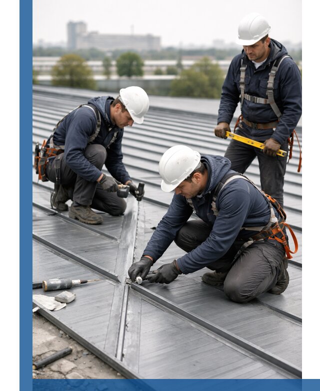 Ремонт фальцевой кровли в Сестрорецке срочно и качественно