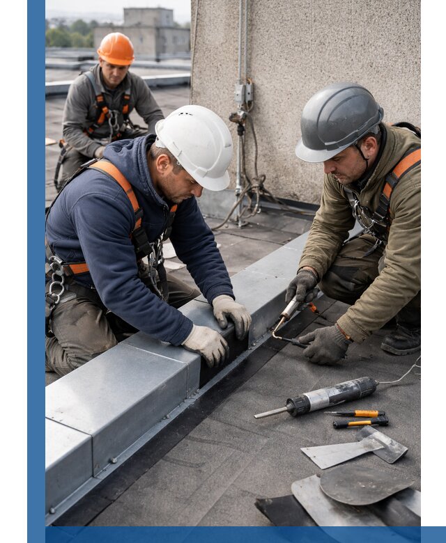 Ремонт кровельных примыканий в Сестрорецке профессионально