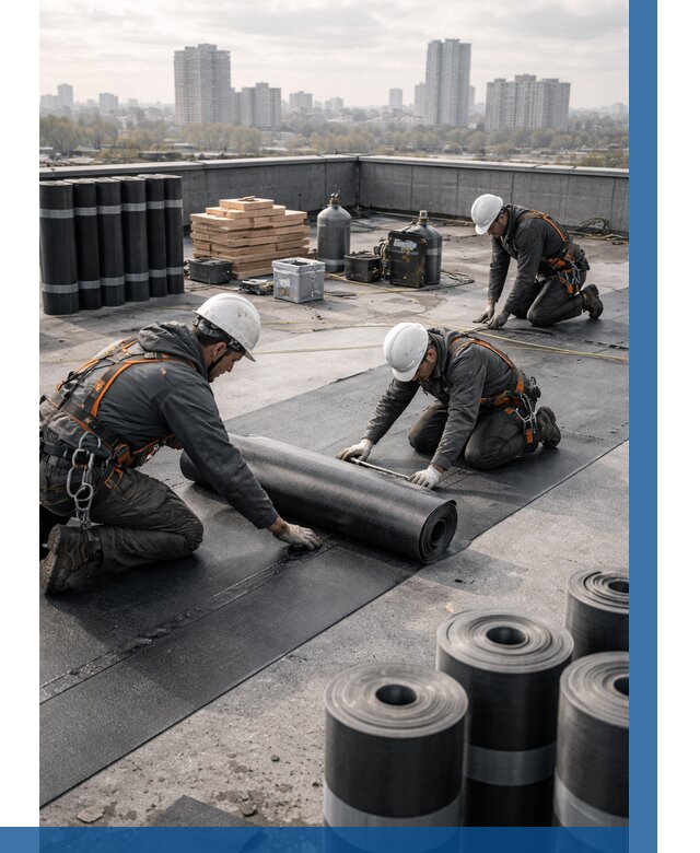 Монтаж мягкой кровли под ключ в Сестрорецке от 461 р. | ВЫСОТНИК-Сст