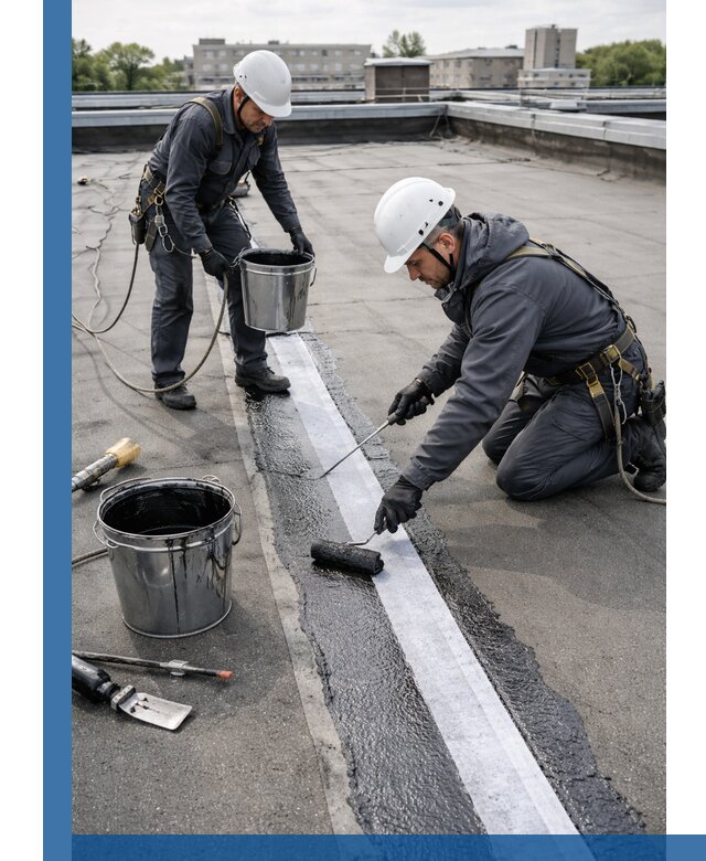 Гидроизоляция кровли мастикой в Сестрорецке надежная защита