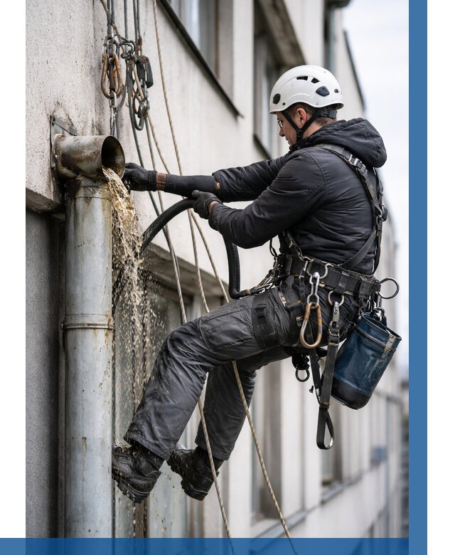 Прочистка водосточных труб в Сестрорецке от 3587 р. | ВЫСОТНИК-Сст