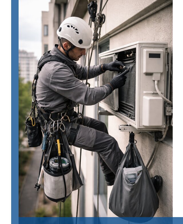 Обслуживание внешнего блока кондиционера в Сестрорецке профессионально