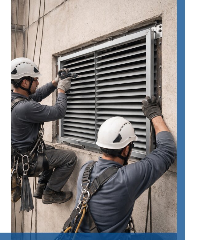 Монтаж вентиляционных решеток в Сестрорецке от 4612 р. | ВЫСОТНИК-Сст