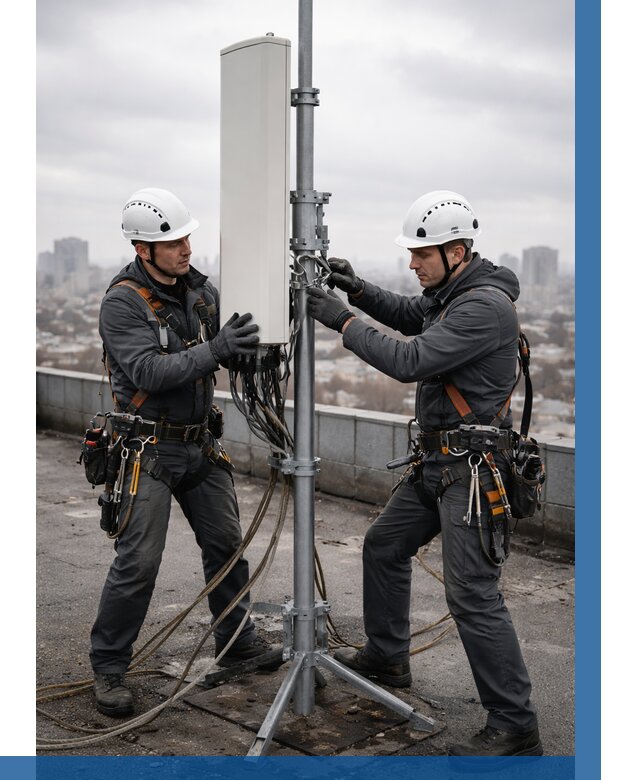 Монтаж антенн связи на крыше в Сестрорецке от 8712 р. | ВЫСОТНИК-Сст