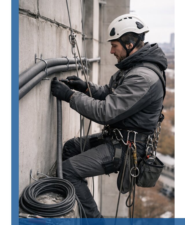 Профессиональный монтаж гофры для кабеля в Сестрорецке с гарантией