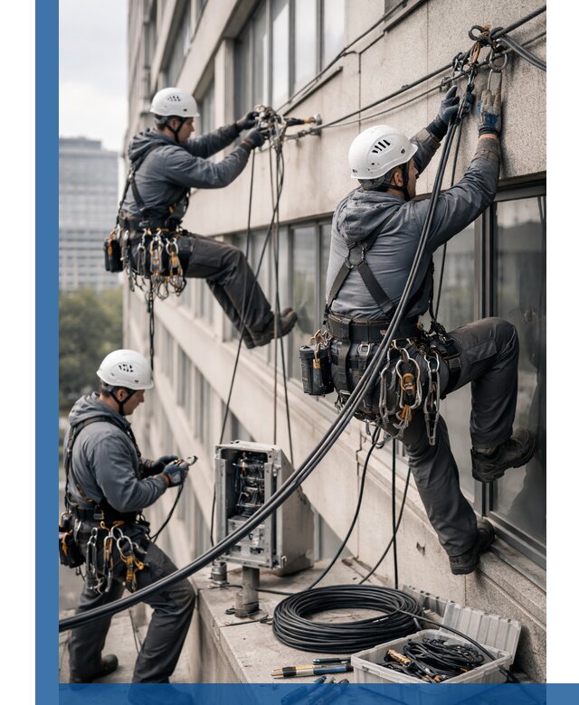 Прокладка оптоволоконного кабеля в Сестрорецке под ключ с тестированием