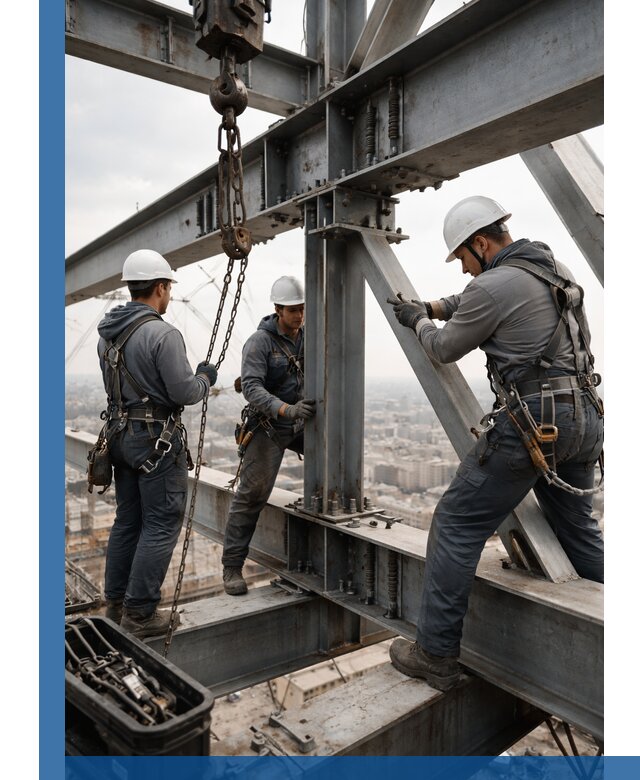 Профессиональный монтаж металлоконструкций на высоте в Сестрорецке