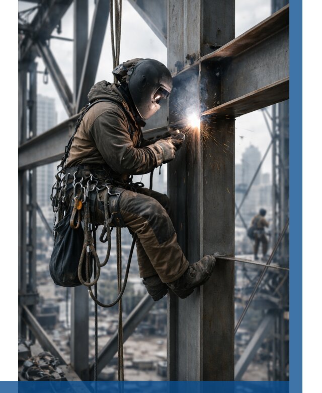 Высотные сварочные работы в Сестрорецке от 3587 р. | ВЫСОТНИК-Сст