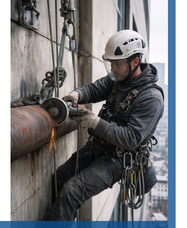 Резка металла на высоте в Сестрорецке по цене от 4612 р. | ВЫСОТНИК-Сст