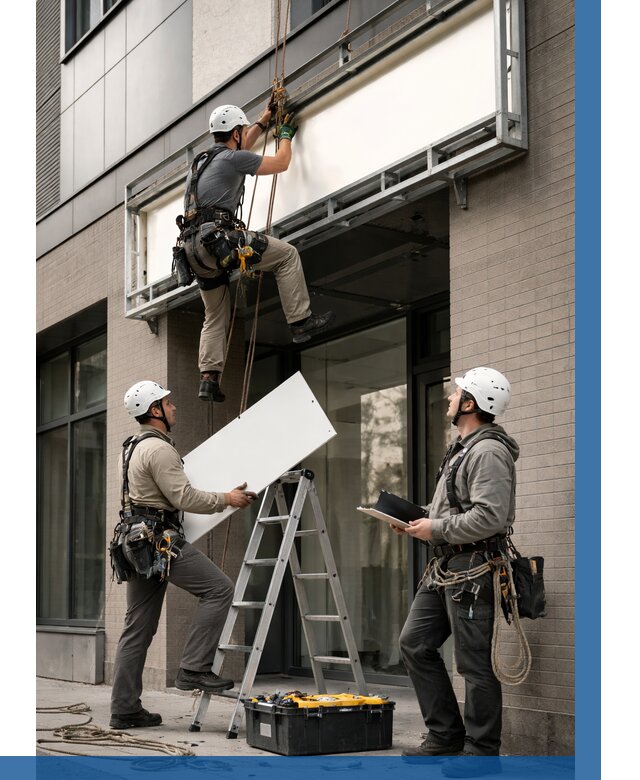 Монтаж светового короба в Сестрорецке от 6662 р. | ВЫСОТНИК-Сст