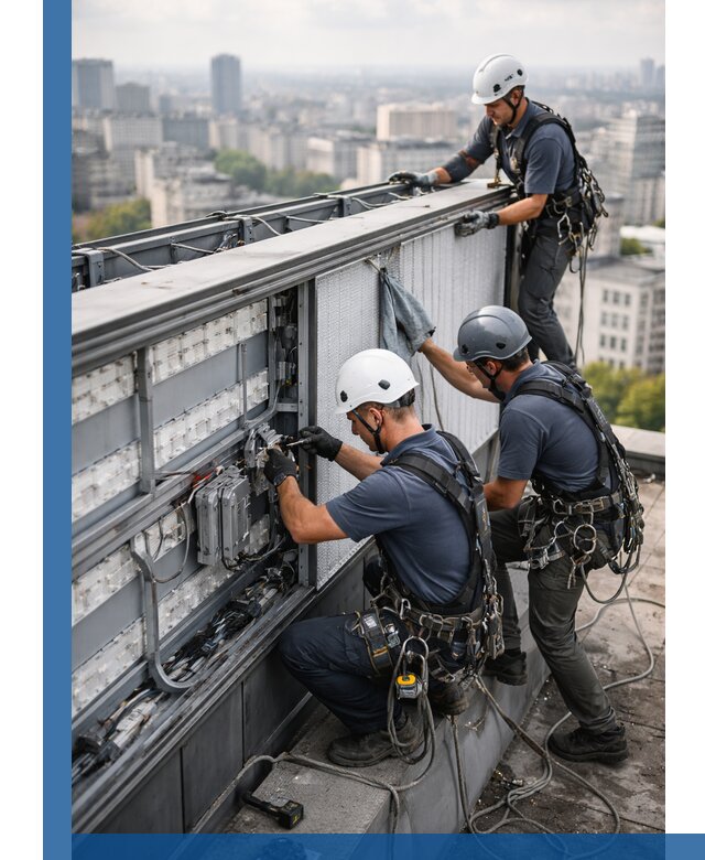 Профессиональное обслуживание крышной рекламы в Сестрорецке под ключ