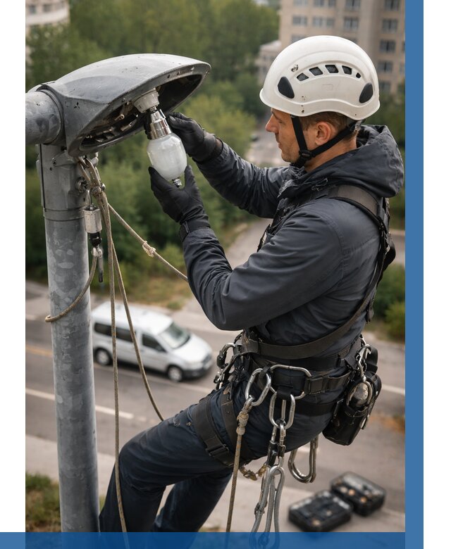 Замена ламп на высоте в Сестрорецке от 2562 р. | ВЫСОТНИК-Сст