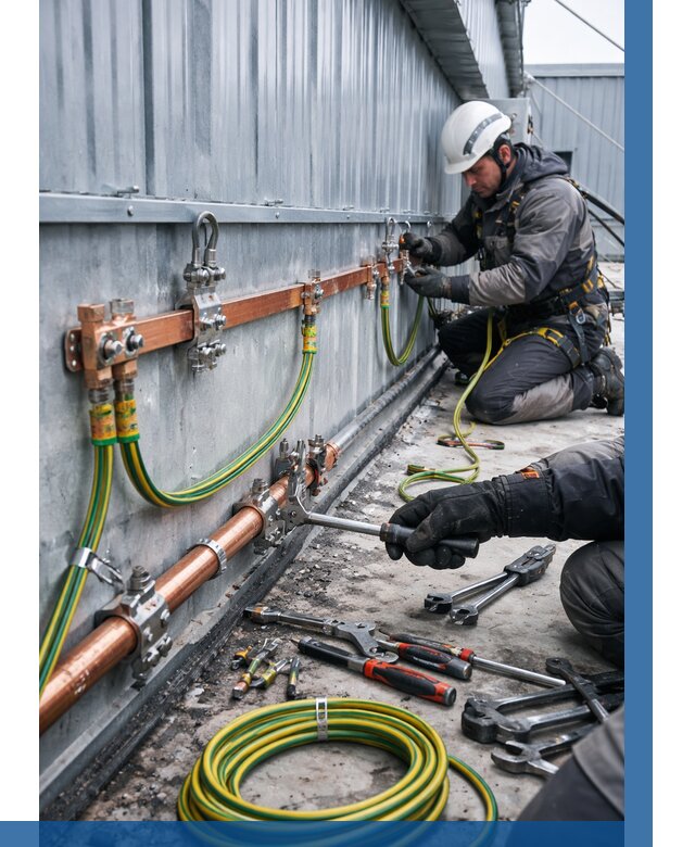 Монтаж заземления здания в Сестрорецке от 25623 р. | ВЫСОТНИК-Сст