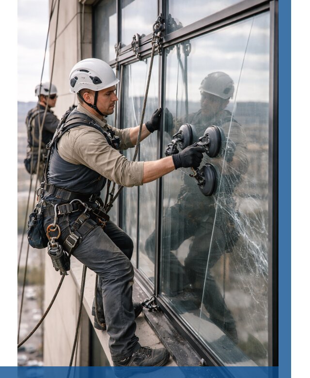 Замена стекла в витраже в Сестрорецке под ключ от 8712 р. | ВЫСОТНИК-Сст