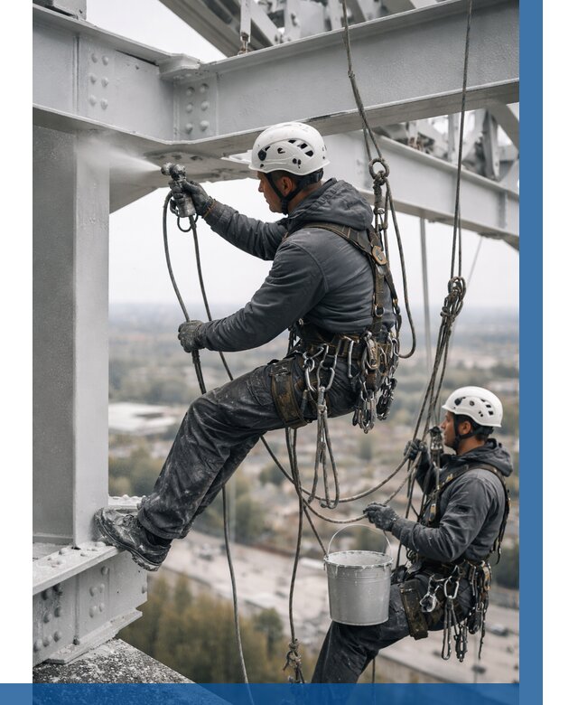 Покраска металлоконструкций на высоте в Сестрорецке 359 р |ВЫСОТНИК-Сст