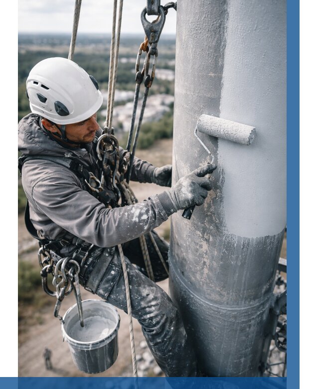Покраска мачт связи под ключ в Сестрорецке от 871 р. | ВЫСОТНИК-Сст