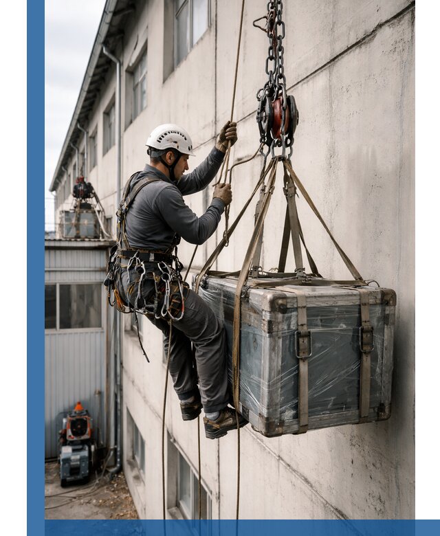 Подъем грузов на высоту в Сестрорецке для промышленных объектов