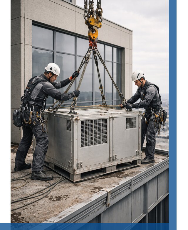 Такелажные работы на высоте в Сестрорецке от 8199 р. | ВЫСОТНИК-Сст