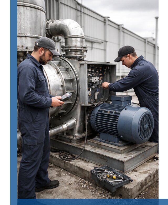 Техническое обслуживание промышленного оборудования в Сестрорецке