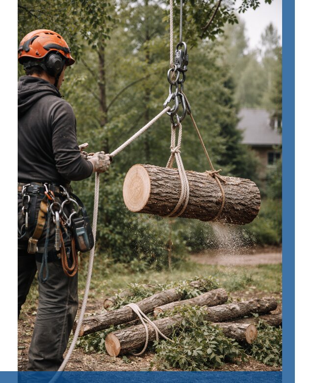 Валка деревьев частями в Сестрорецке от 7687 р. | ВЫСОТНИК-Сст