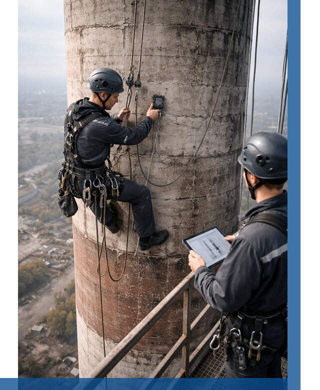 Обследование дымовой трубы в Сестрорецке от 8199 р. | ВЫСОТНИК-Сст